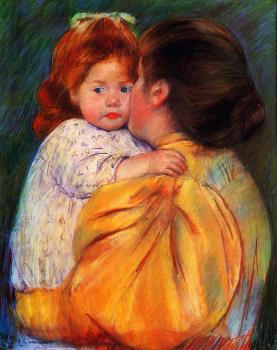 Mary Cassatt : Maternal Kiss